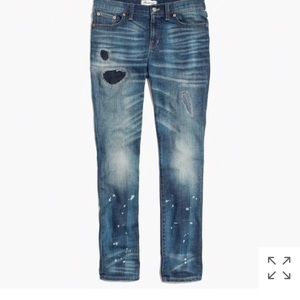 slim boyjean rip & repair edition by madewell